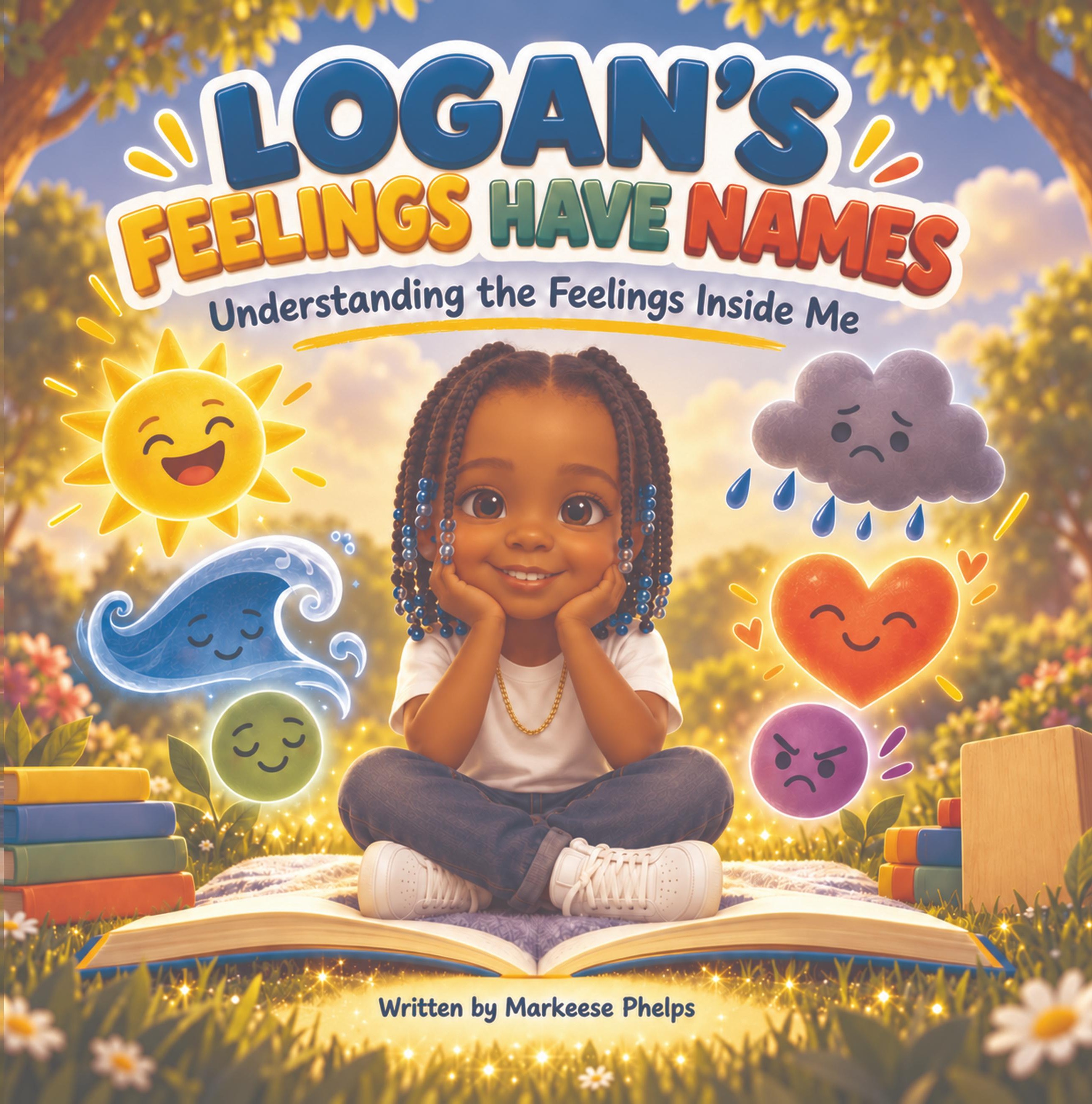 Logan's Feelings Have Names by Markeese Phelps, available on Amazon